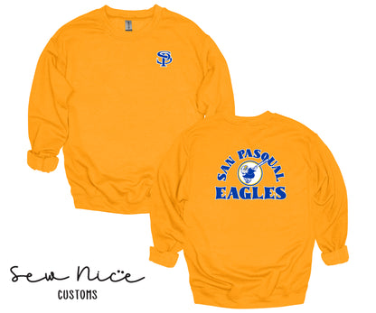 San Pasqual Swinging Eagle- Unisex Adult/Youth Crewneck