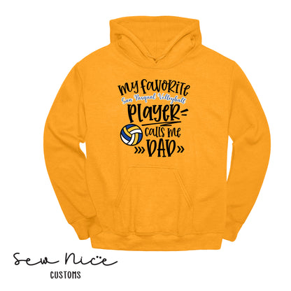 SP Volleyball-My Fav SP Player Calls Me.. *Custom Options*  Adult/Youth Unisex Hoodie