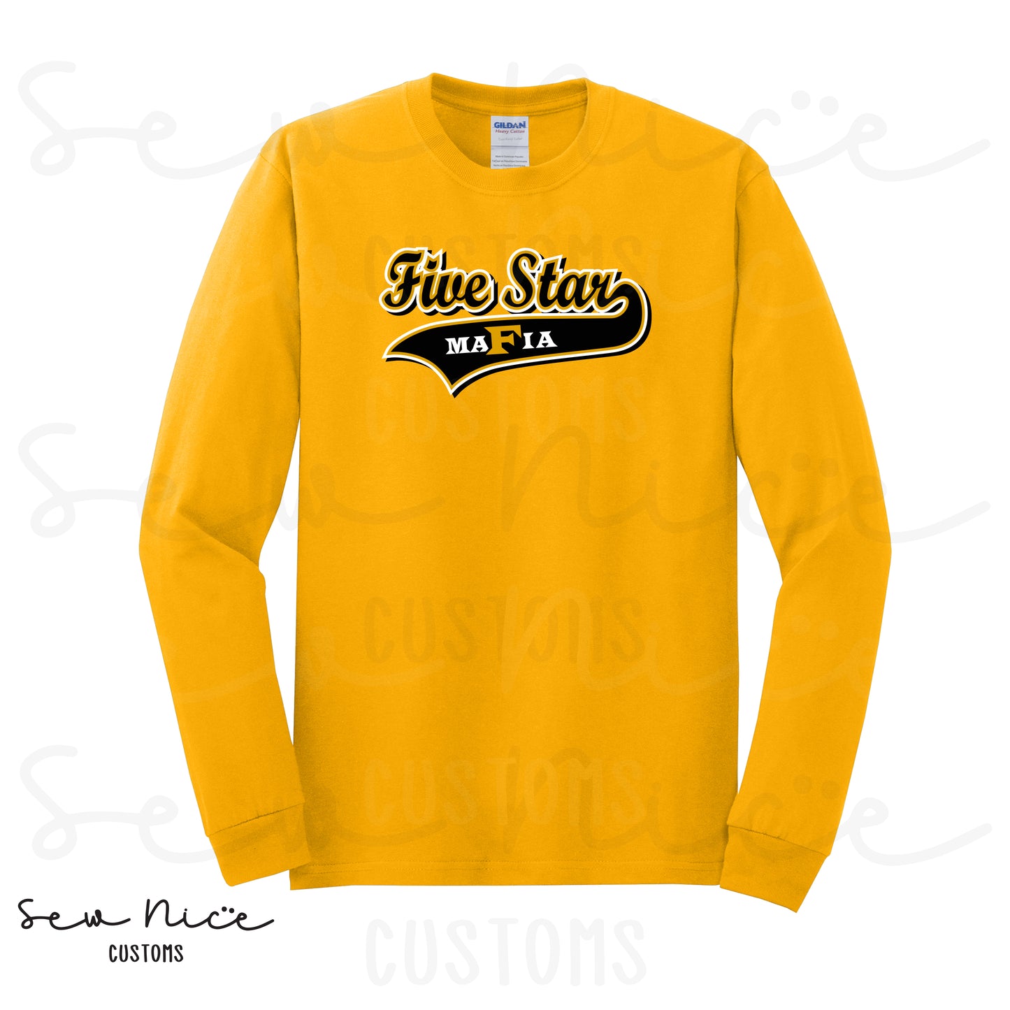 Five Star Baseball- Unisex Long Sleeve Shirt