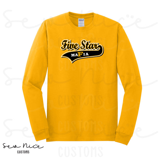 Five Star Baseball- Unisex Long Sleeve Shirt