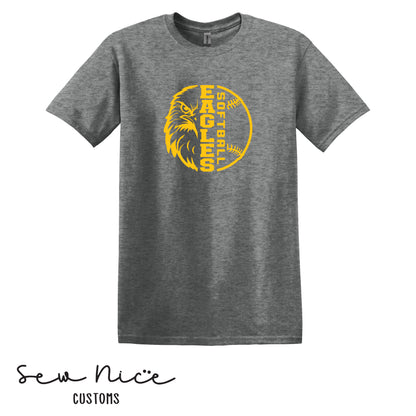 Eagle Face Softball Shirt