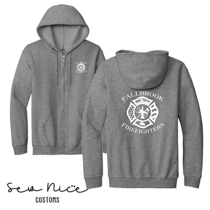 Fallbrook Maltese Cross-Full Zip Hoodie