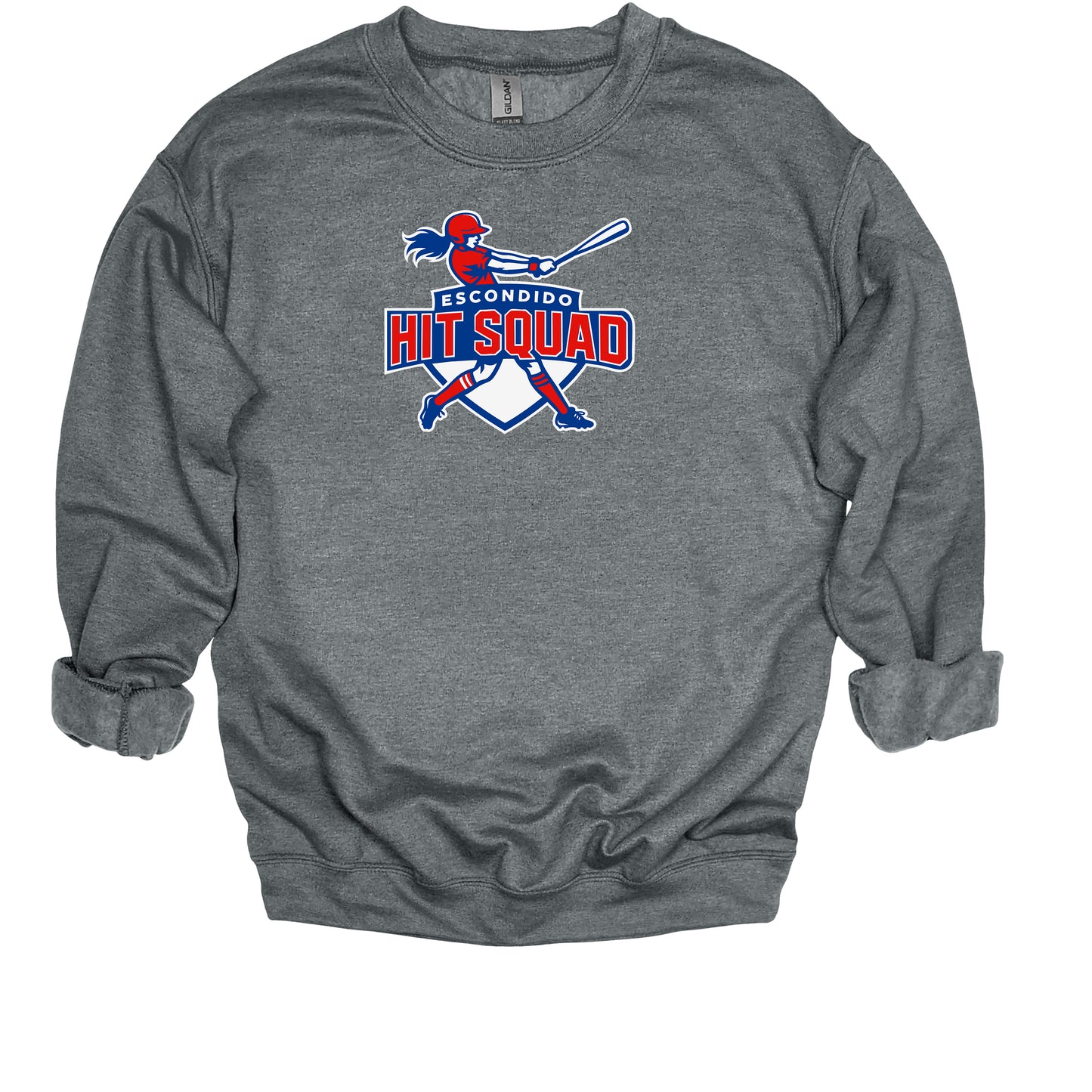 Hit Squad Softball- Unisex Adult/Youth Crewneck Sweatshirt