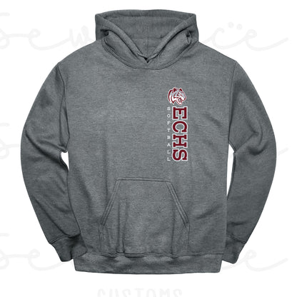 ECHS Softball- Unisex Adult/Youth Hoodie