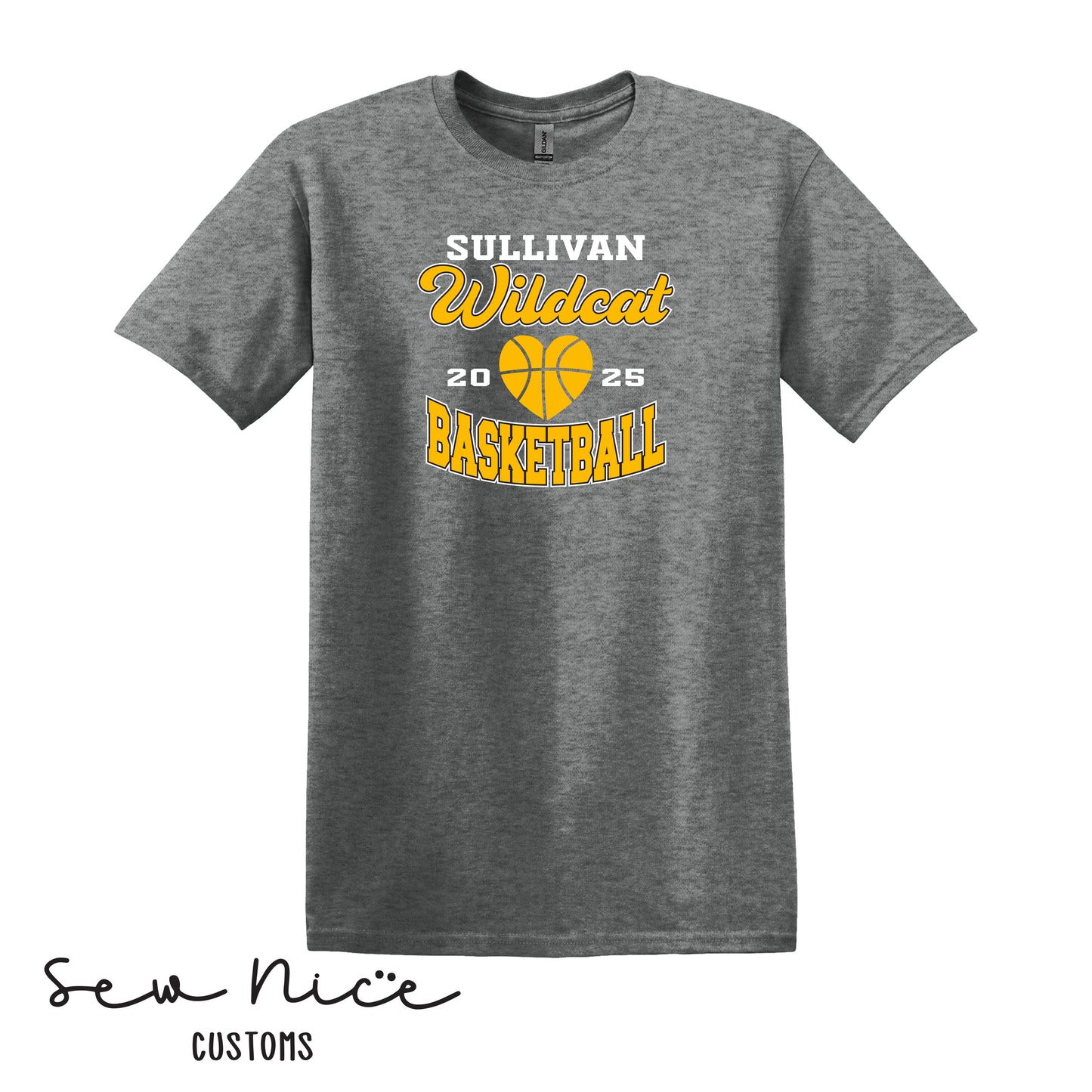 YOUTH Wildcat Heart Basketball Shirt