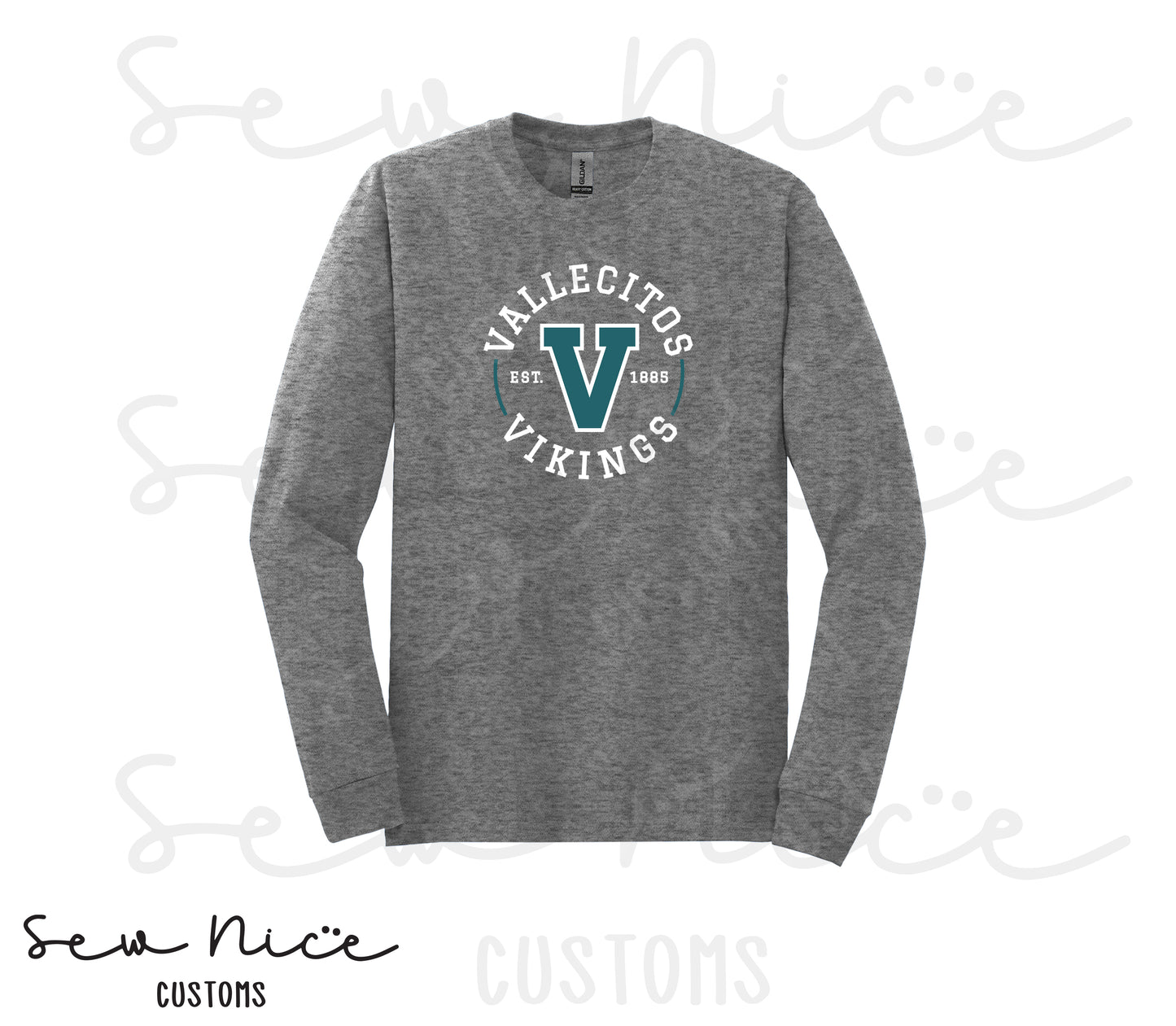 Vallecitos V-Logo- Unisex Long Sleeve Shirt