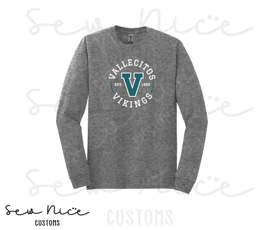 Vallecitos V-Logo- Unisex Long Sleeve Shirt