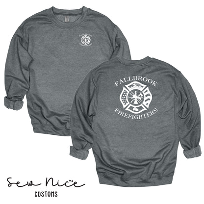 Fallbrook Maltese Cross- Crewneck Sweatshirt