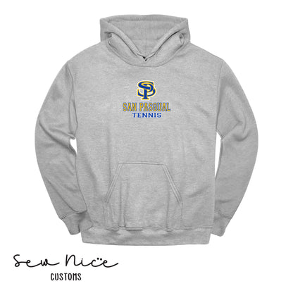SP San Pasqual Tennis- Unisex Adult/Youth Hoodie