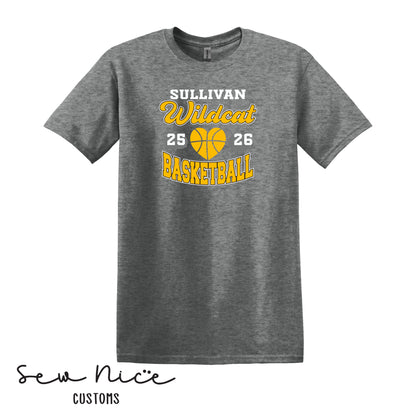 Wildcat Heart Basketball Shirt