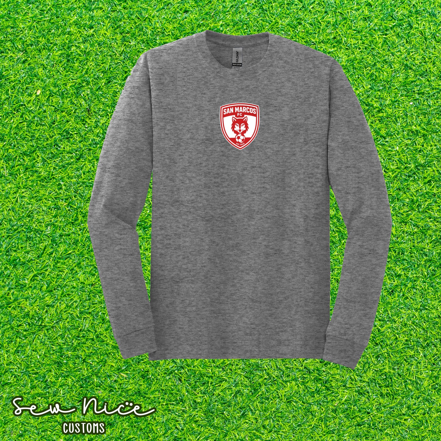 San Marcos FC- Unisex Adult/Youth Long Sleeve Shirt