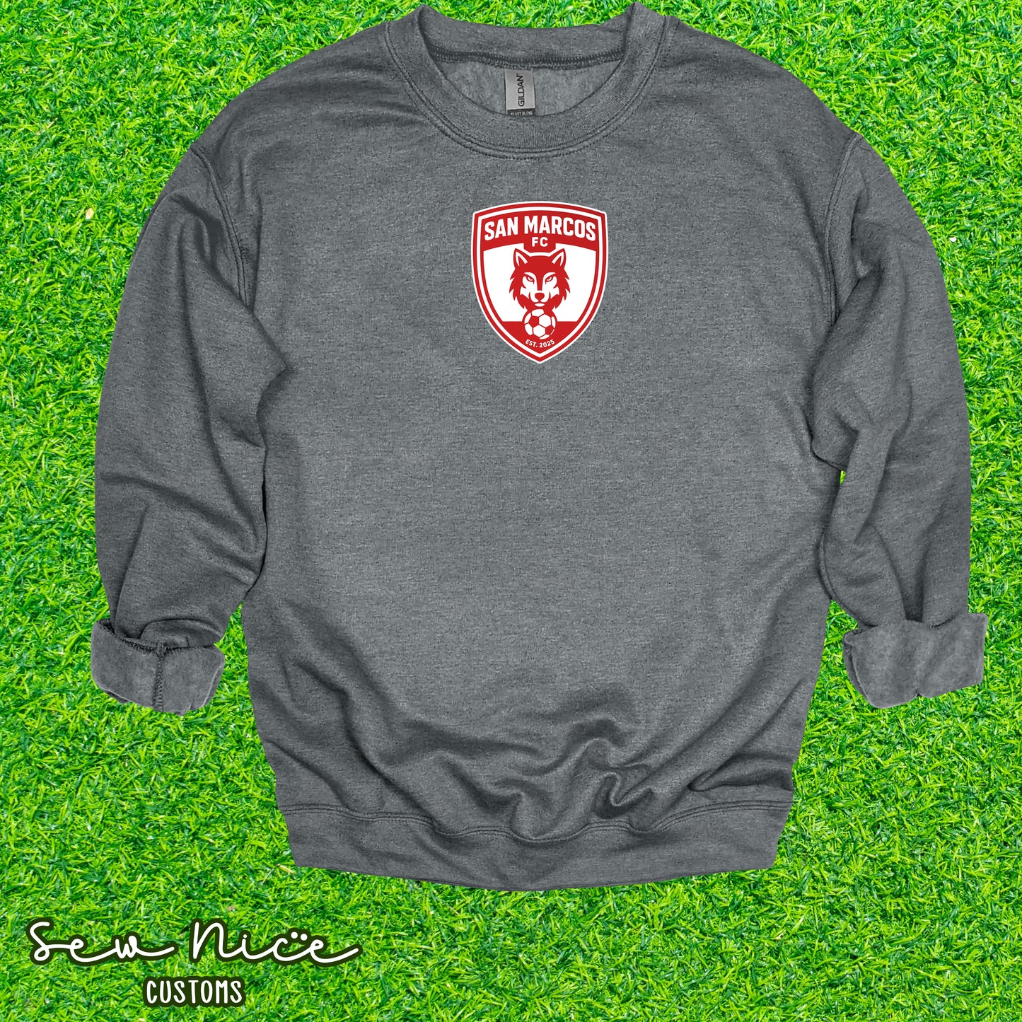 San Marcos FC- Unisex Adult/Youth Crewneck Sweatshirt