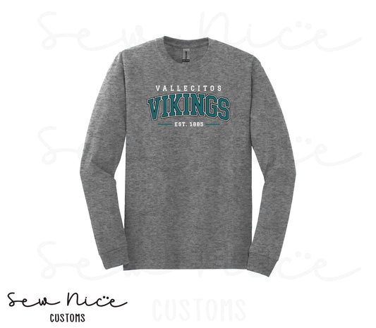 Vallecitos Varsity-Unisex Long Sleeve Shirt