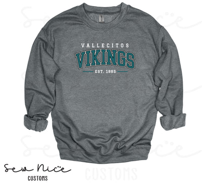 Vallecitos Varsity- Unisex Crewneck Sweatshirt