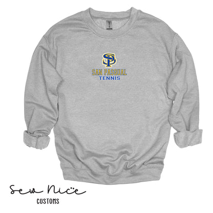 SP San Pasqual Tennis- Unisex Adult/Youth Crewneck Sweatshirt