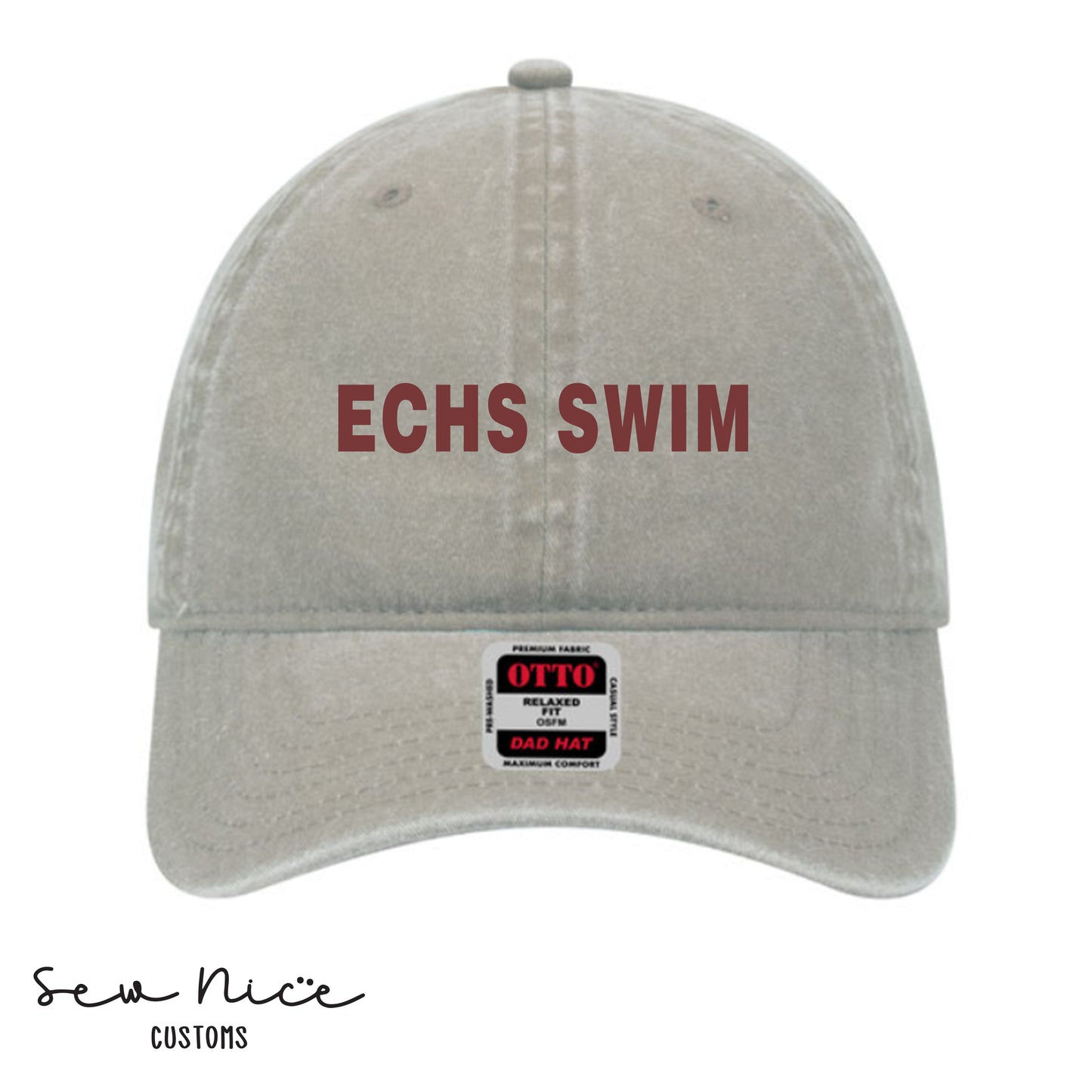 ECHS SWIM Embroidered Dad Hat