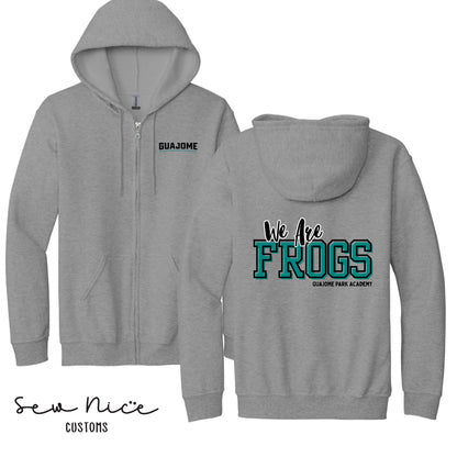 Guajome- WE ARE FROGS- Unisex Full Zip Hoodie