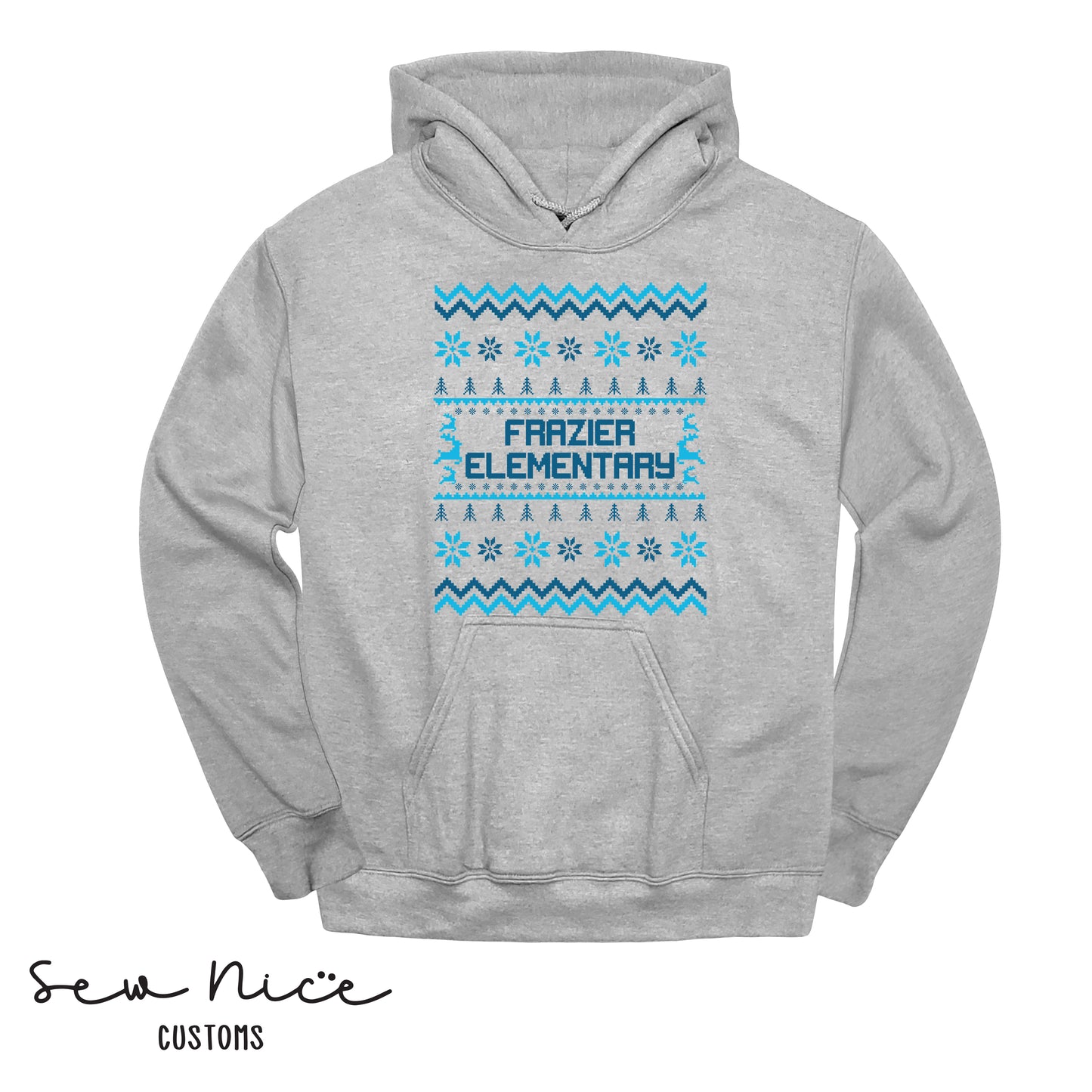 Frazier Winter Sweater Design- Unisex Adult/Youth Hoodie