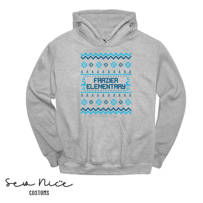 Frazier Winter Sweater Design- Unisex Adult/Youth Hoodie