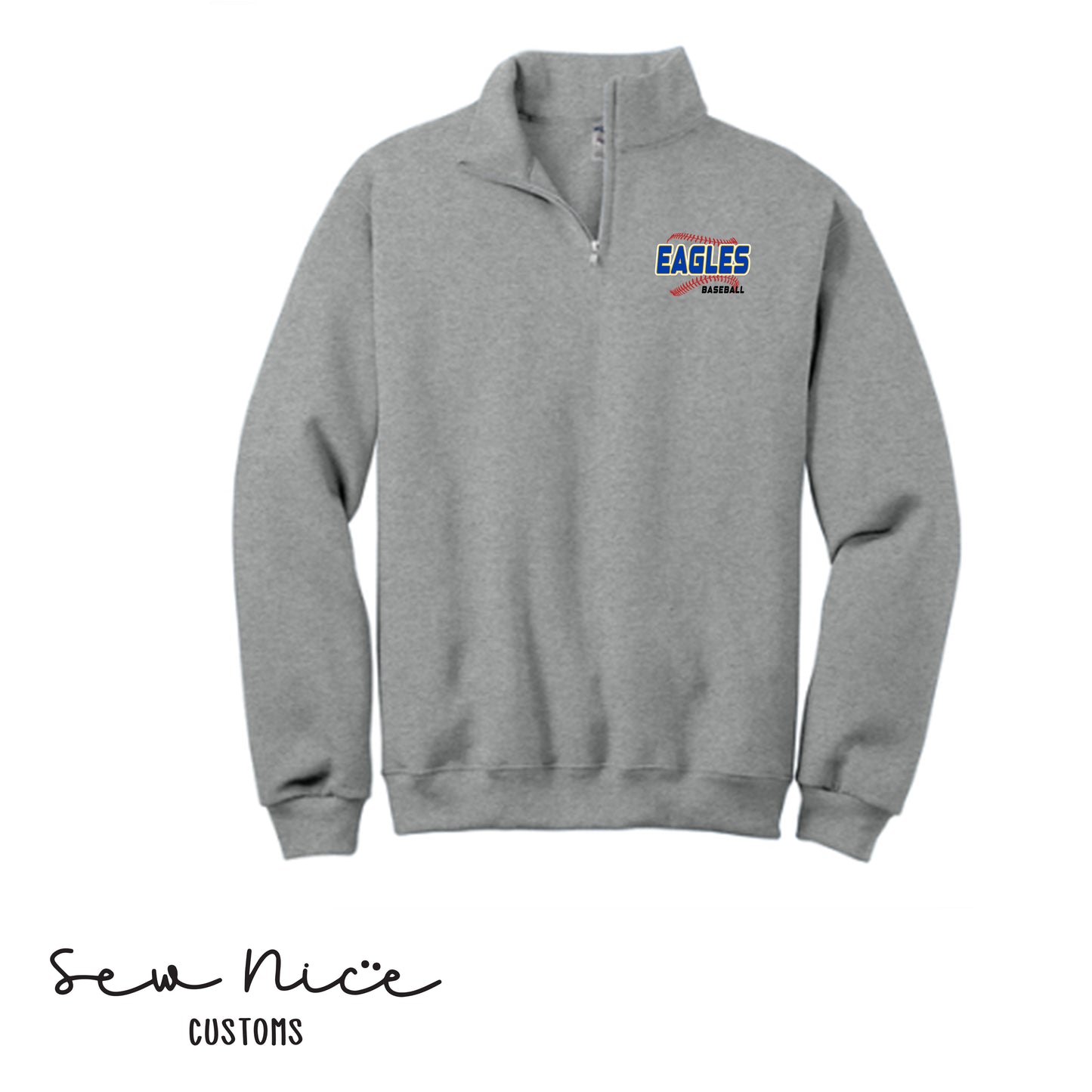 EAGLES Seam Design- Unisex Adult/Youth 1/4 Zip