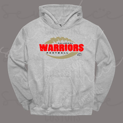 Distressed Fallbrook Warriors - Hoodie