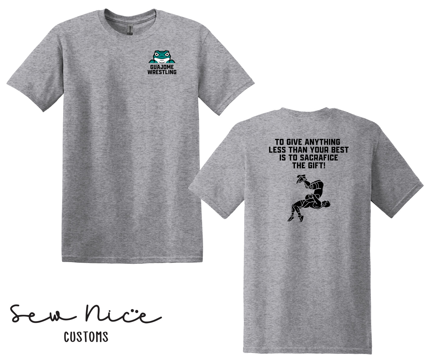 Guajome Wrestling Quote Design- Unisex Adult/Youth Shirt