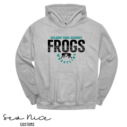 Guajome Stripe Wrestling Design- Unisex Adult/Youth Hoodie