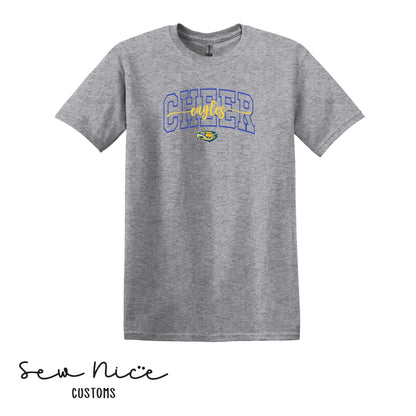 CHEER Eagles Script- Unisex Adult/Youth T-Shirt