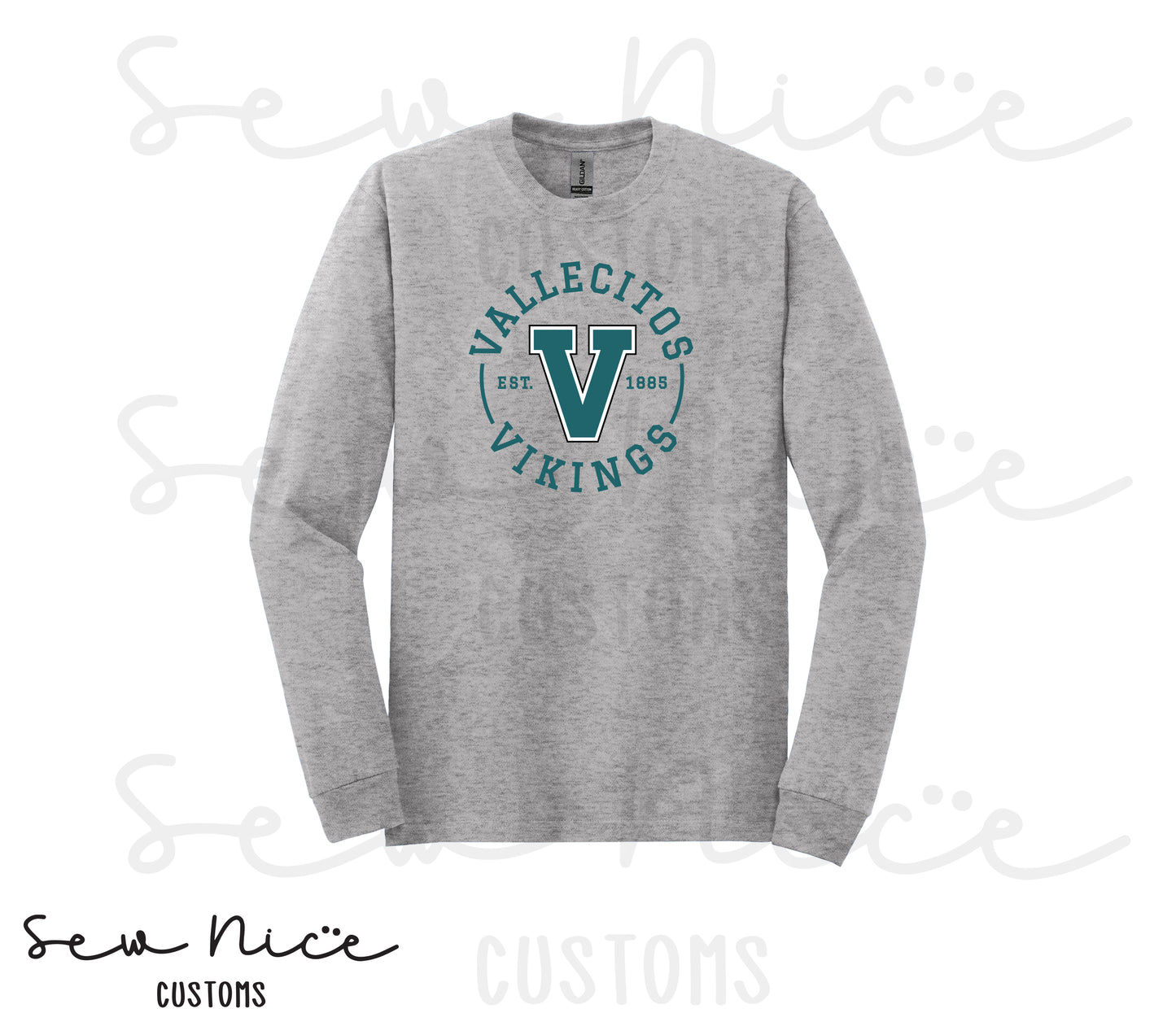 Vallecitos V-Logo- Unisex Long Sleeve Shirt