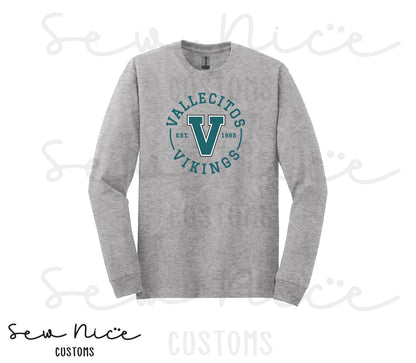 Vallecitos V-Logo- Unisex Long Sleeve Shirt