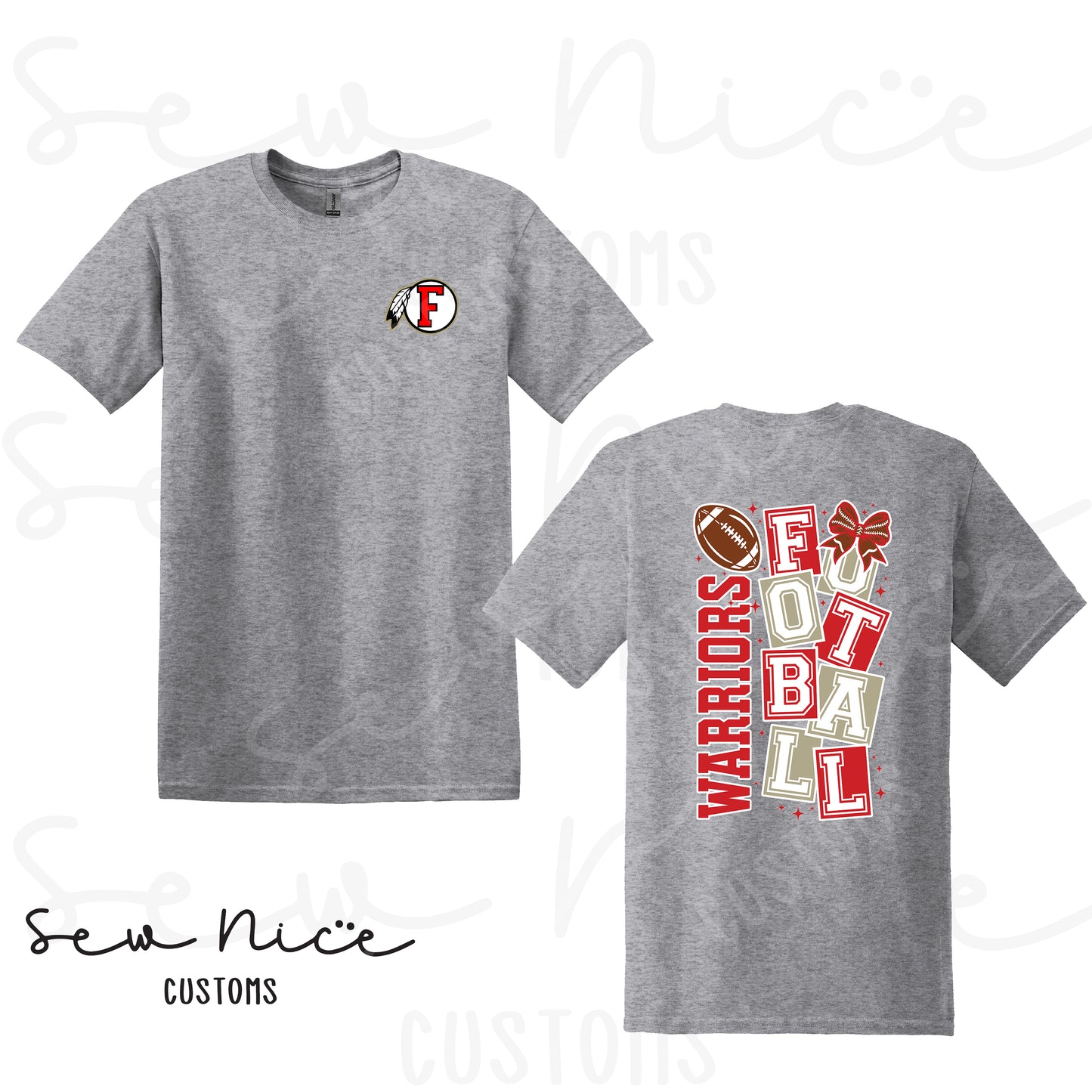 Warriors Football Block - Unisex Shirt