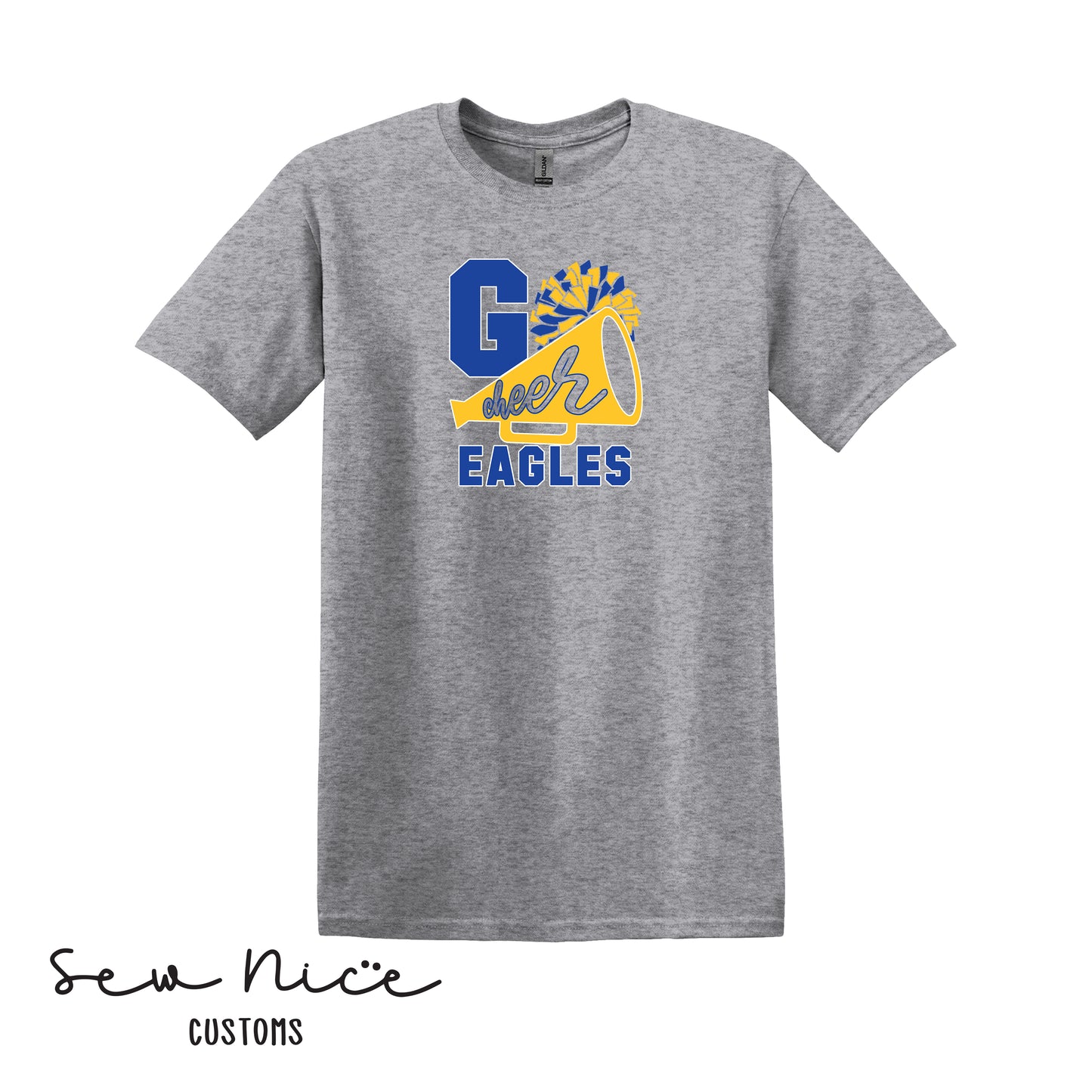 GO CHEER Eagles- Unisex Adult/Youth T-Shirt
