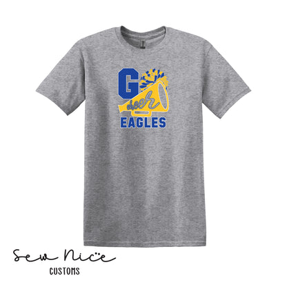 GO CHEER Eagles- Unisex Adult/Youth T-Shirt