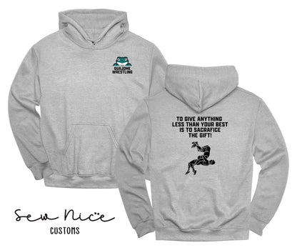 Guajome Wrestling Quote Design- Unisex Adult/Youth Hoodie