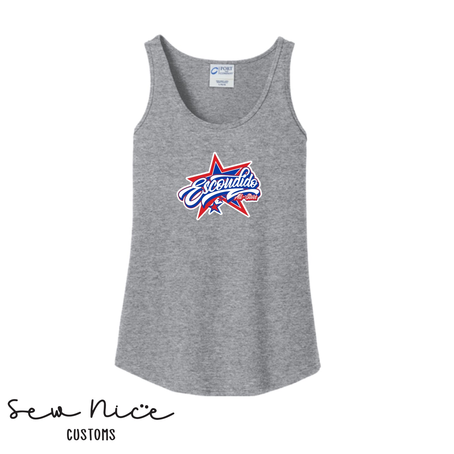 Escondido Star Logo- Ladies Tank Top