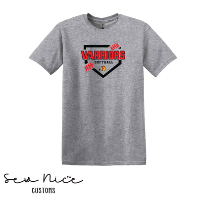 FHS Softball Plate- Unisex Adult/Youth T-Shirt