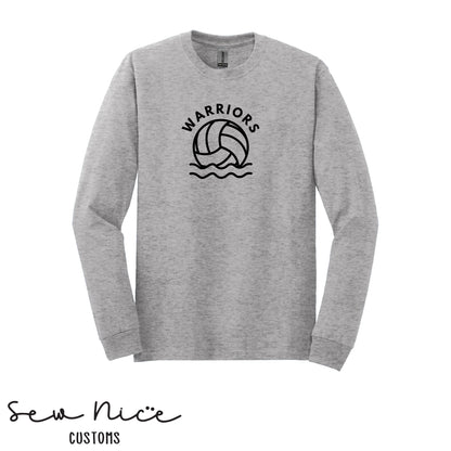 WARRIORS FHS Water Polo- Unisex Adult/Youth Long Sleeve Shirt