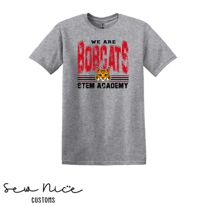 STEM-We Are Bobcats- Unisex Adult/Youth T-Shirt