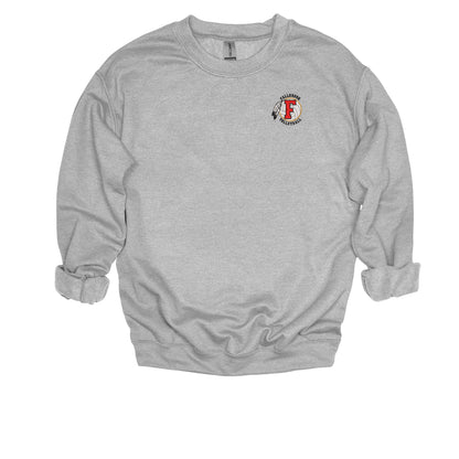 Embroidered FHS Volleyball Logo - Unisex Adult/Youth Crewneck Sweatshirt