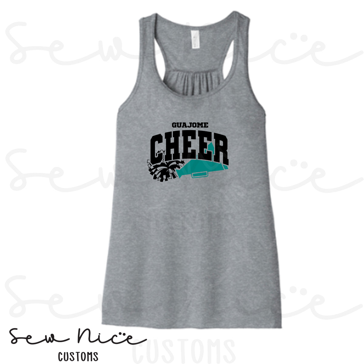 Guajome Megaphone Design- Ladies Flowy Tank Top