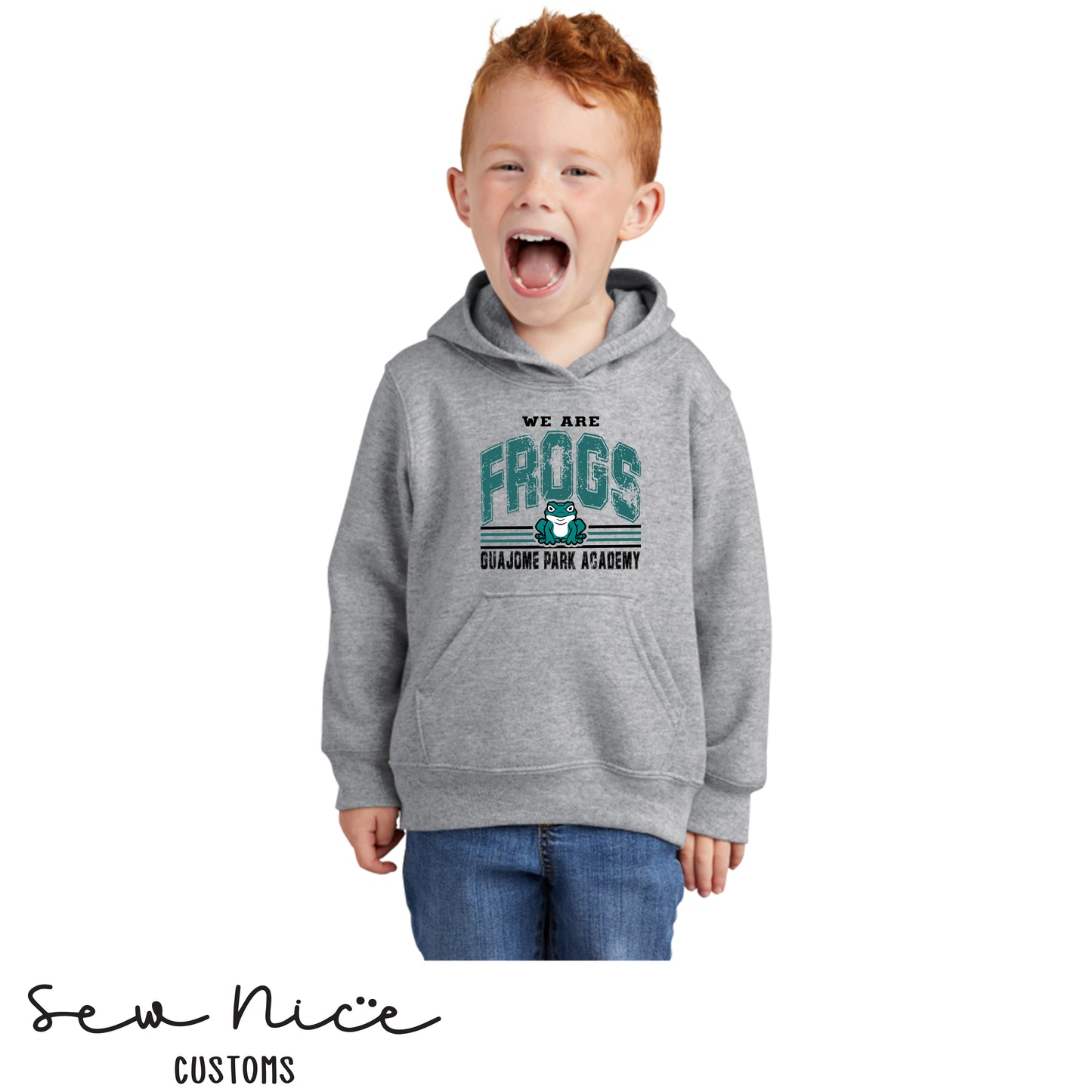 Guajome-Vintage We Are Frogs- Toddler Sweatshirt