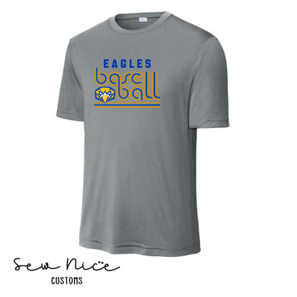 Retro Eagles Baseball- Unisex Dri Fit Shirt