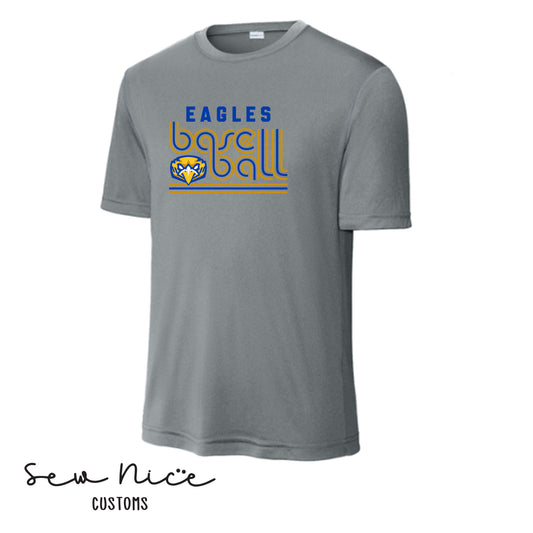 Retro Eagles Baseball- Unisex Dri Fit Shirt