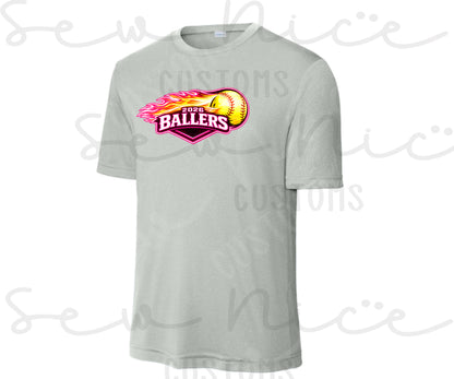 2026 Ballers (Flame) Softball- Unisex Dri Fit Shirt