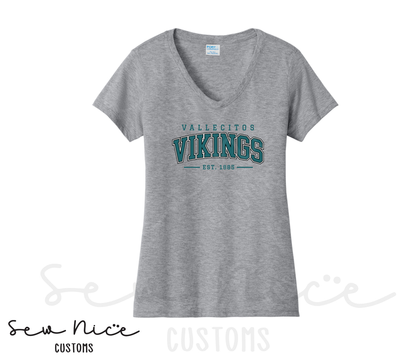 Vallecitos Varsity - Ladies V-Neck Shirt