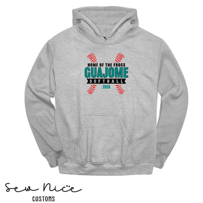 Guajome Seams Softball-Unisex Adult/Youth Hoodie