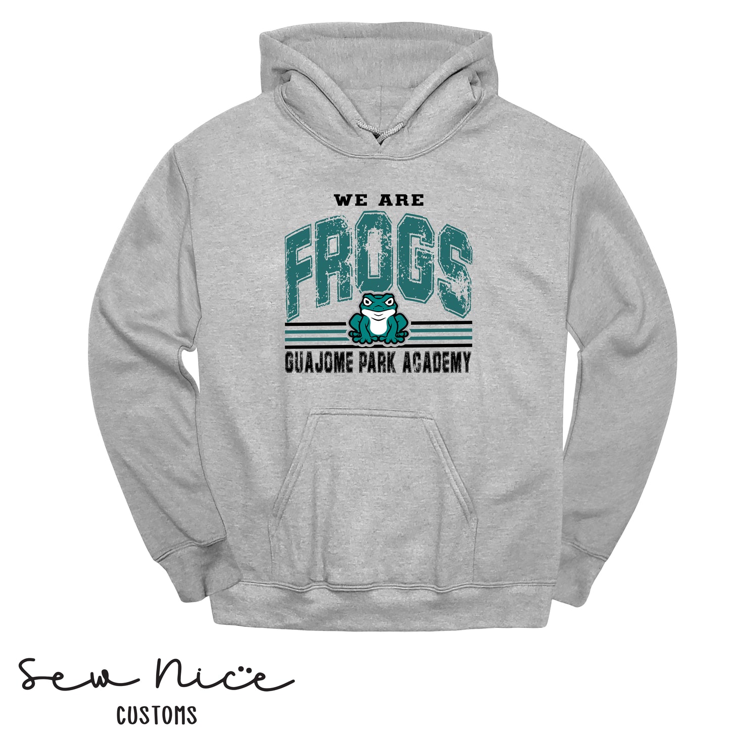 Guajome-Vintage We Are Frogs- Unisex Adult/Youth Hoodie