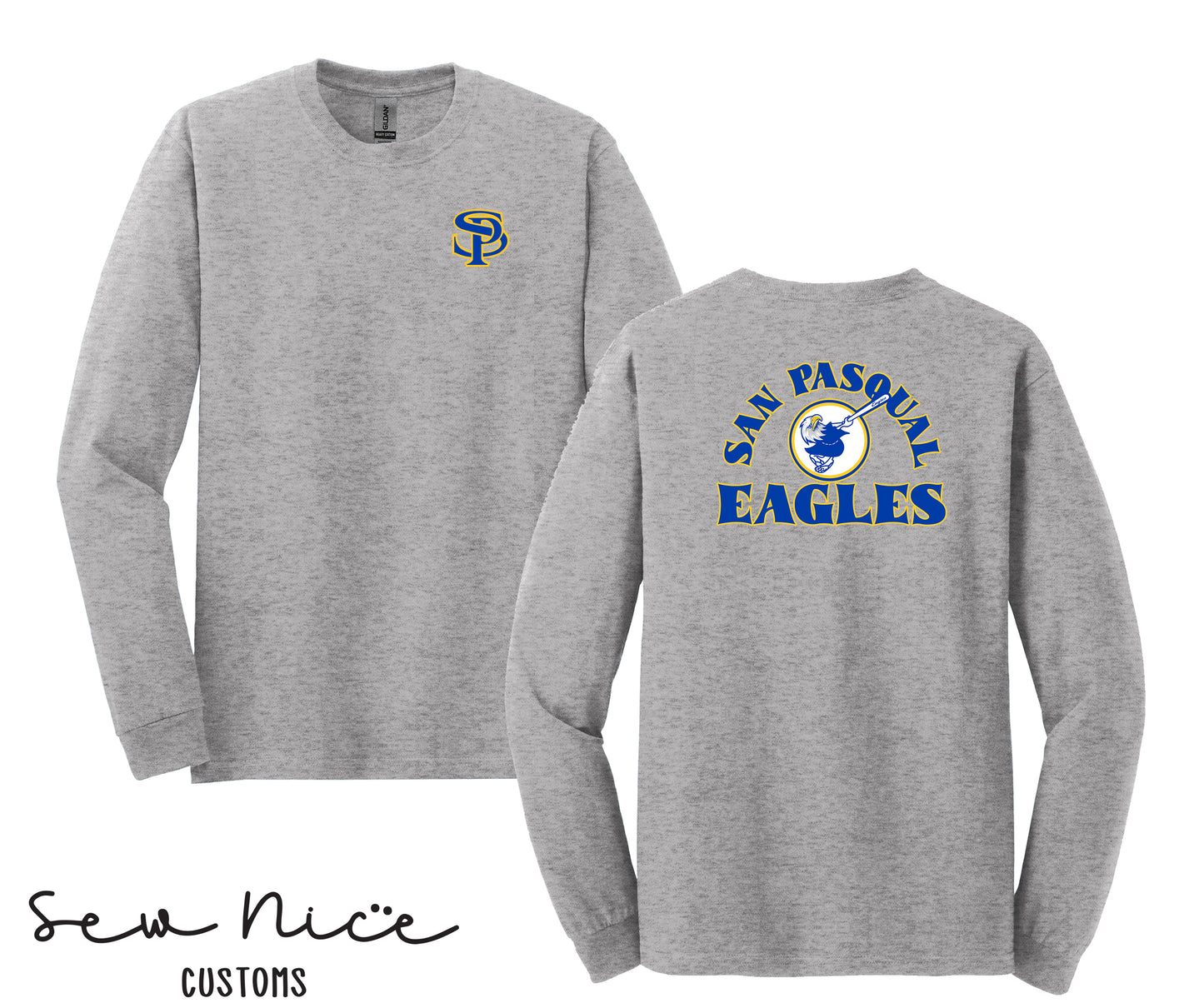 San Pasqual Swinging Eagle- Unisex Adult/Youth Long Sleeve