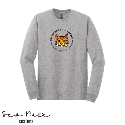 STEM-Mascot-Unisex Adult/Youth Long Sleeve Shirt