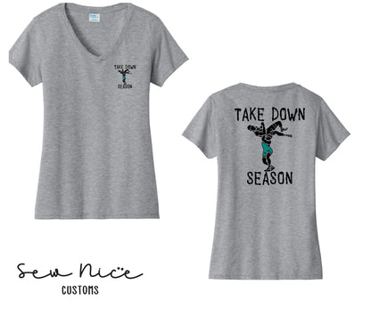 Guajome Take DOWN Design- Ladies V-Neck